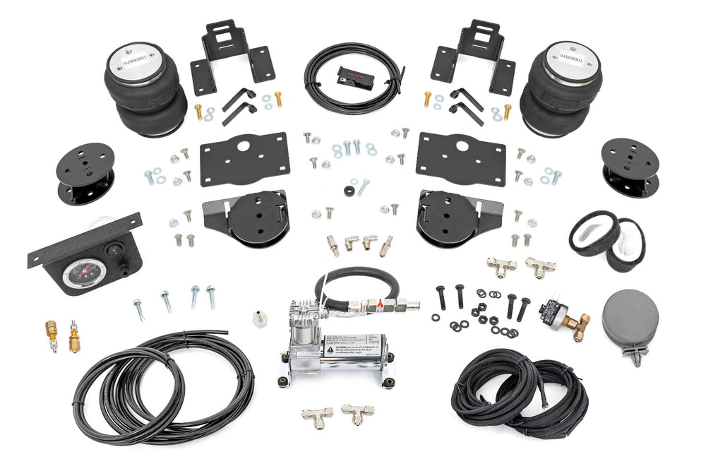 Rough Country - Air Spring Kit w/compressor - 4 Inch Lift Kit - Ram 1500 4WD (2019-2025)
