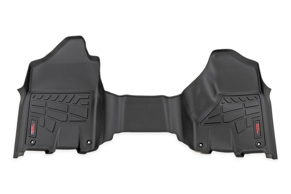 Rough Country - Sure-Fit Floor Mats - Front Over Hump - Crew - Ram 2500/3500 2WD/4WD (19-25)