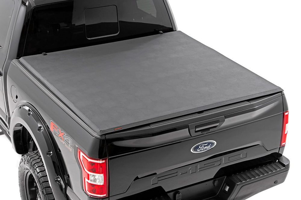 Rough Country - Soft Tri-Fold Bed Cover - 6'7