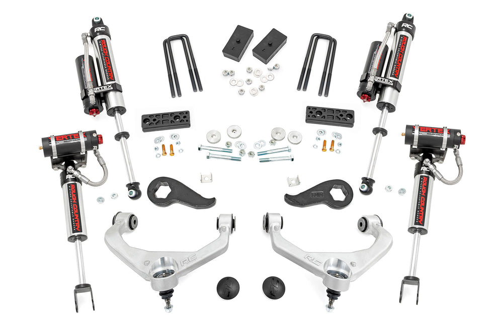 Rough Country - 3 Inch Lift Kit - Vertex - w/ Overloads - Chevy/GMC 2500HD/3500HD (20-25)