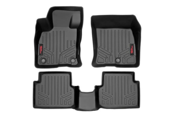 Rough Country - Floor Mats - Front and Rear - Ford Maverick 2WD/4WD (2022-2025)