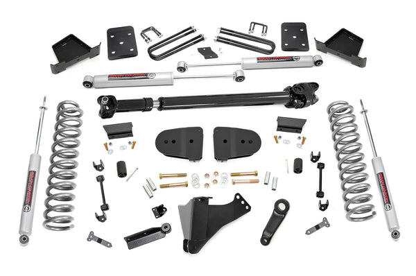 Rough Country - 6 Inch Lift Kit - Diesel - OVLD - D/S - Ford F-250/F-350 Super Duty (23-25)