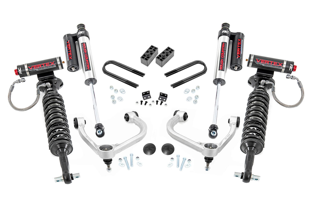 Rough Country - 3 Inch Lift Kit - Fabbed UCA - Vertex - Ford F-150 4WD (2021-2025)