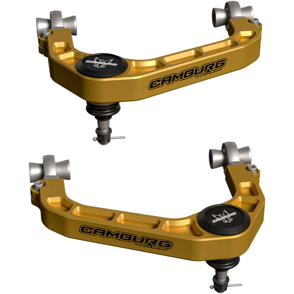 Camburg Engineering 2021-2025 Ford F-150 KINETIK Series X-Joint XL Upper Control Arm Kit Gold