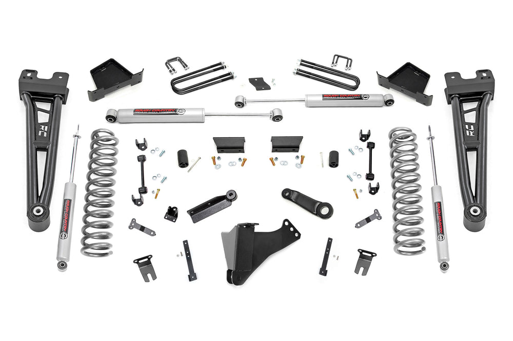 Rough Country - 6 Inch Lift Kit - Gas - Radius Arm - Ford F-250/F-350 Super Duty 4WD (23-25)