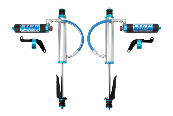 King Shocks - FRONT 2.5 DIA. SHOCK, REMOTE 2.5 W/FIN RES FOR 3-5" LIFTS W/ ADJUSTER - 25001-187A