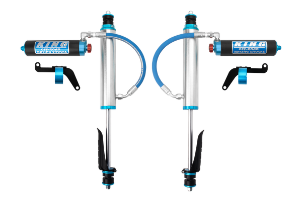 King Shocks - FRONT 2.5 DIA. SHOCK, REMOTE 2.5 W/FIN RES FOR 6" LIFTS W/ ADJUSTER - 25001-189A