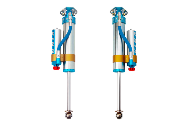 King Shocks - REAR 2.5 DIA. PIGGY HOSE RESERVOIR FOR 3-4" LIFTS W/ ADJUSTER - 25001-312A