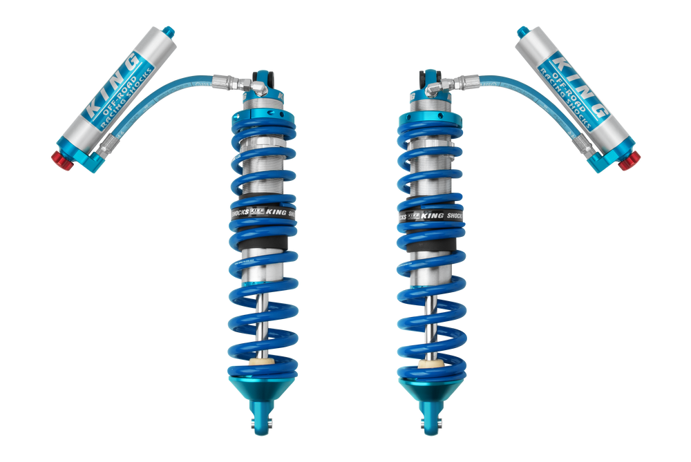 King Shocks - REAR 2.5 HOSE REMOTE COILOVER W/ADJUSTER - 25001-411A