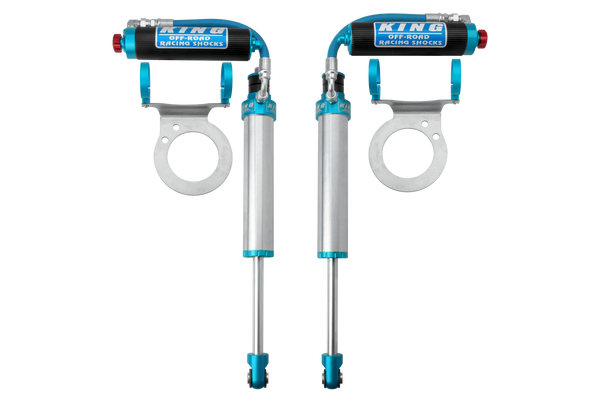 King Shocks - FRONT 2.5 DIA. PIGGY HOSE SHOCK W/ ADJUSTER, USED WITH LEVELING KITS - 25001-412A
