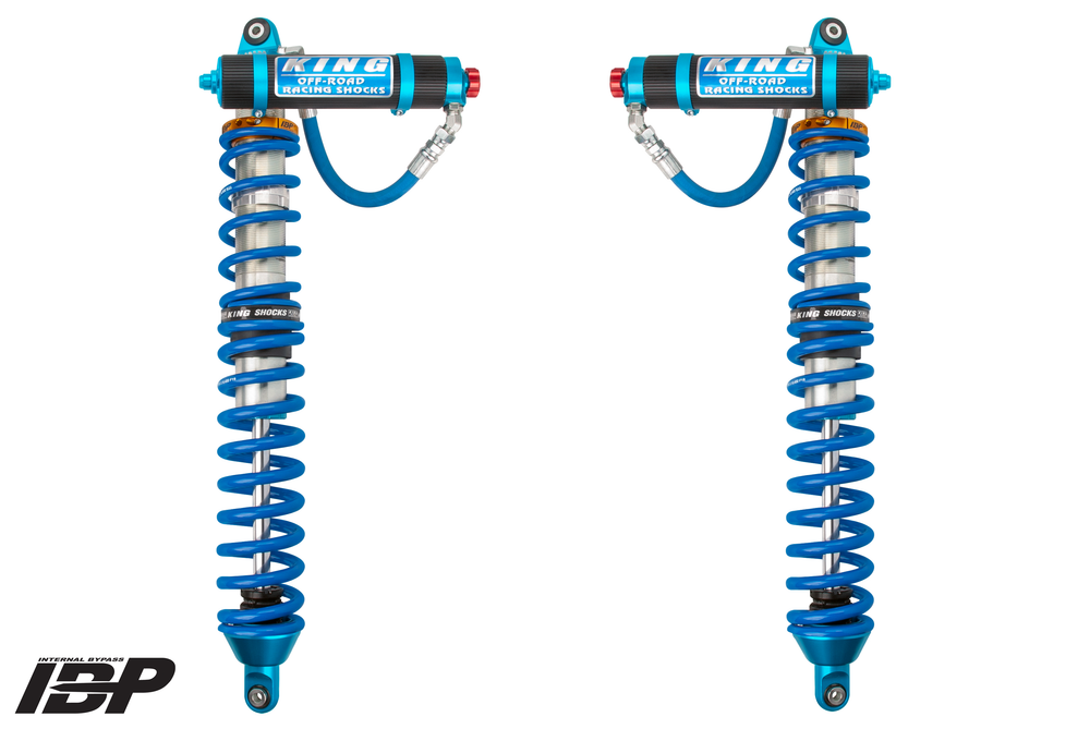 King Shocks - FRONT 2.5 INTERNAL BYPASS HOSE REMOTE COILOVER W/ADJUSTER - 25700-383A