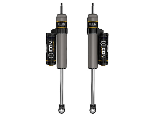 ICON 2005-2025 Ford F-250/F-350 Super Duty 4WD, 7” Lift, Front, V.S. 2.5 Aluminum Series Shock Absorbers, Piggyback Reservoir, Pair