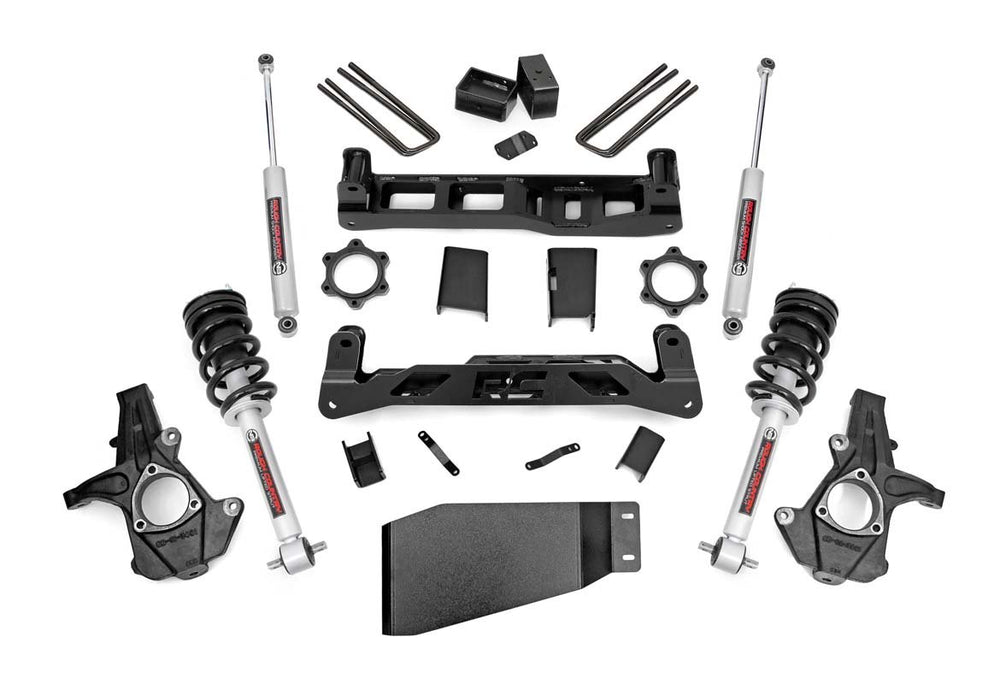 Rough Country - 5 Inch Lift Kit - N3 Strut - Chevy/GMC 1500 4WD (07-13)