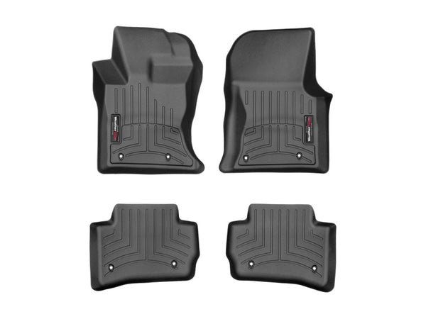 WeatherTech - WeatherTech 2017 Jaguar F-Pace Front and Rear FloorLiner - Black - 44963-1-2