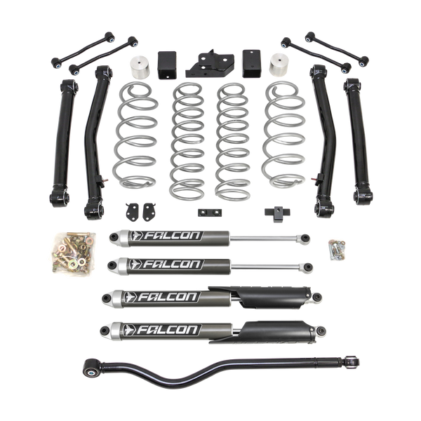 ReadyLift - Terrain Flex 4-Arm Kit With Falcon 2.1 Monotube Shocks 2018-2023 Jeep JL Wrangler - 69-6837