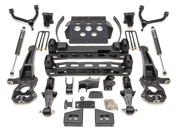 ReadyLift - 8" Lift Kit - GM Silverado / Sierra 1500 - 2019-2023 With Falcon 1.1 Monotube Shocks - 44-39805