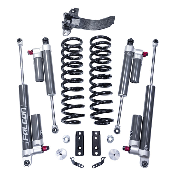 ReadyLift - 2.5" Coil Spring Front Lift Kit W/Falcon 3.3 Shocks - Ford Super Duty Diesel 4WD 2020-2025 - 46-20255