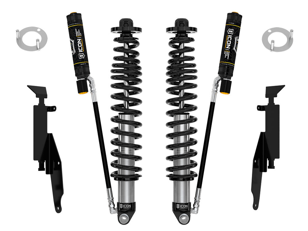 ICON 2021-2023 Ford Bronco, Rear, 1.25-3” Lift, V.S. 2.5 Series Coilover Kit, Remote Reservoir w/ CDEV