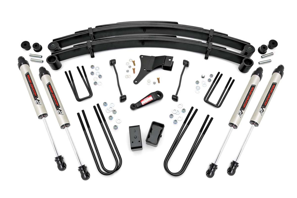 Rough Country - 4 Inch Lift Kit - Rear Blocks - V2 - Ford F-250/F-350 Super Duty 4WD (1999)
