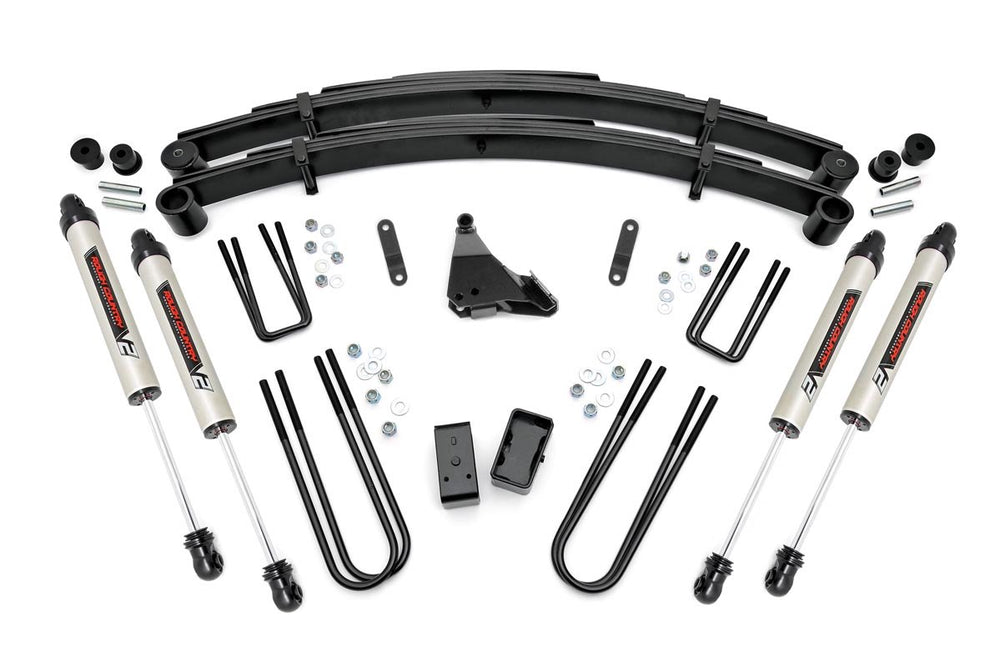 Rough Country - 4 Inch Lift Kit - Rear Blocks - V2 - Ford F-250/F-350 Super Duty 4WD (99-04)