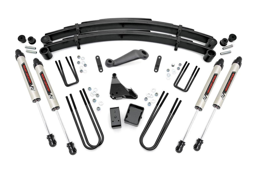 Rough Country - 6 Inch Lift Kit - Rear Blocks - V2 - Ford F-250/F-350 Super Duty 4WD (99-04)
