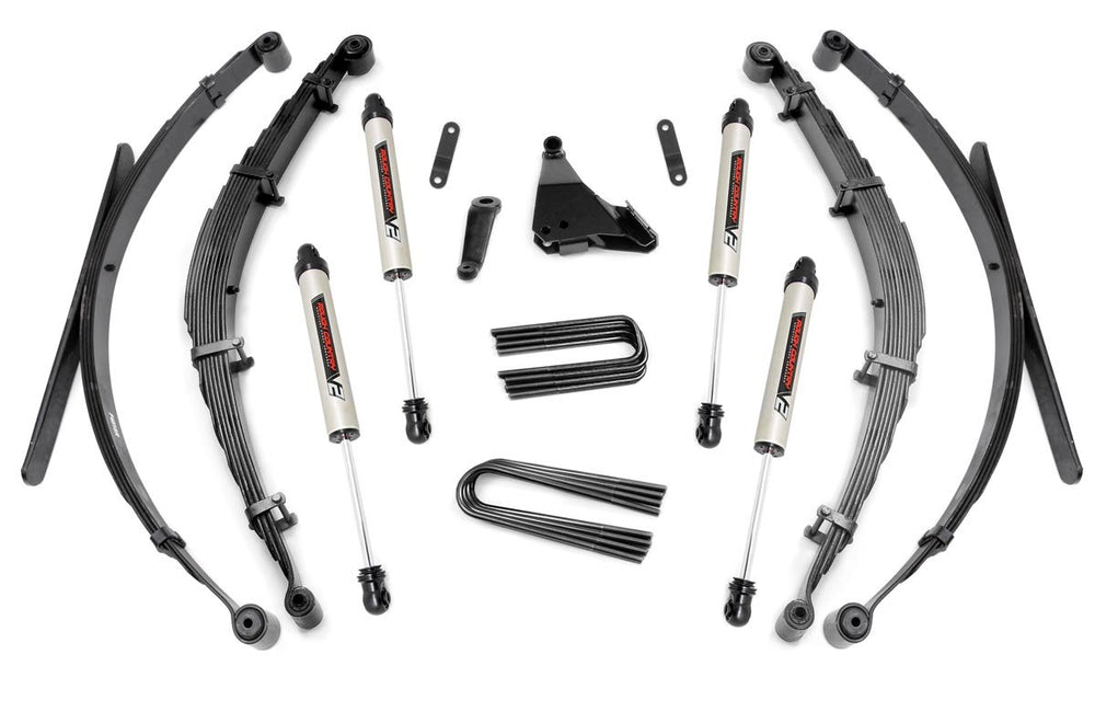 Rough Country - 6 Inch Lift Kit - Rear Springs - V2 - Ford F-250/F-350 Super Duty 4WD (99-04)