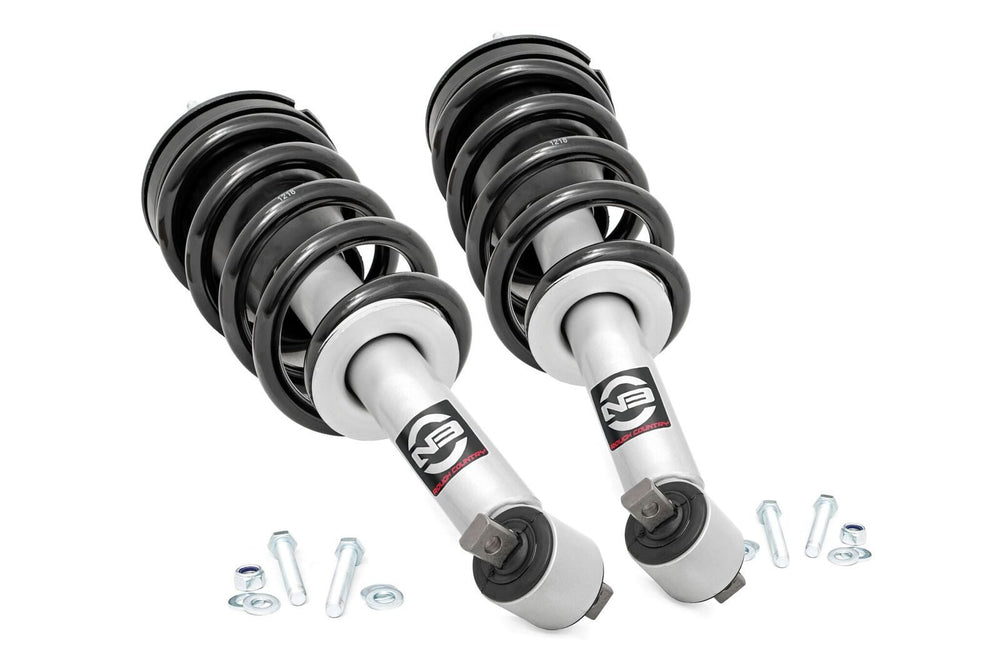 Rough Country - Loaded Strut Pair - Stock - Chevy/GMC 1500 2WD/4WD (07-13)