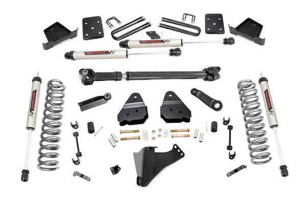 Rough Country - 6 Inch Lift Kit - Diesel - OVLD - D/S - V2 - Ford F-250/F-350 Super Duty (17-22)