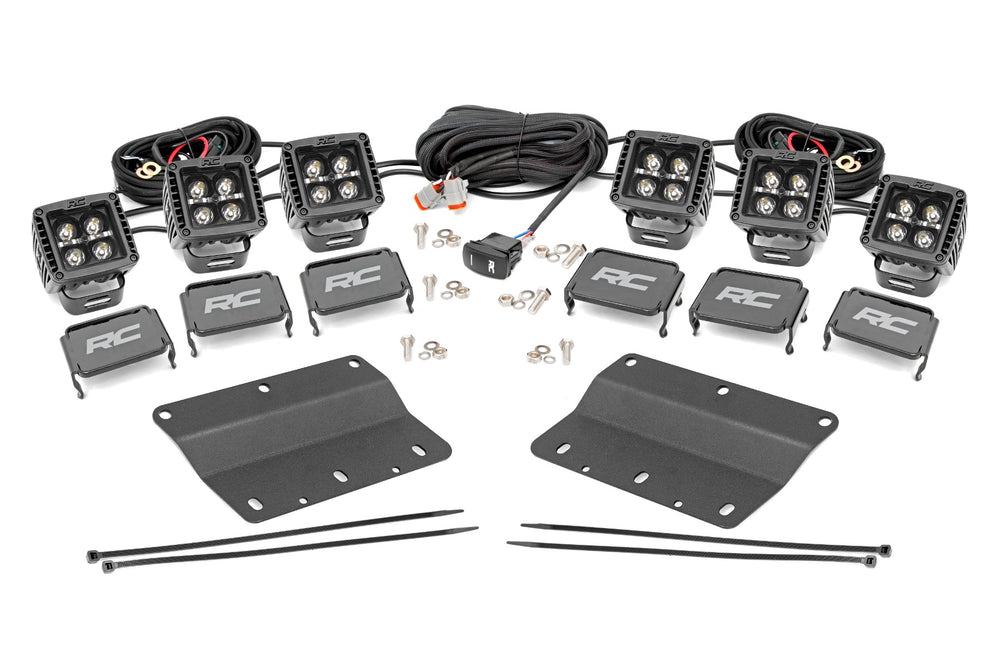 Rough Country - LED Light Kit - Fog Mount - Triple 2