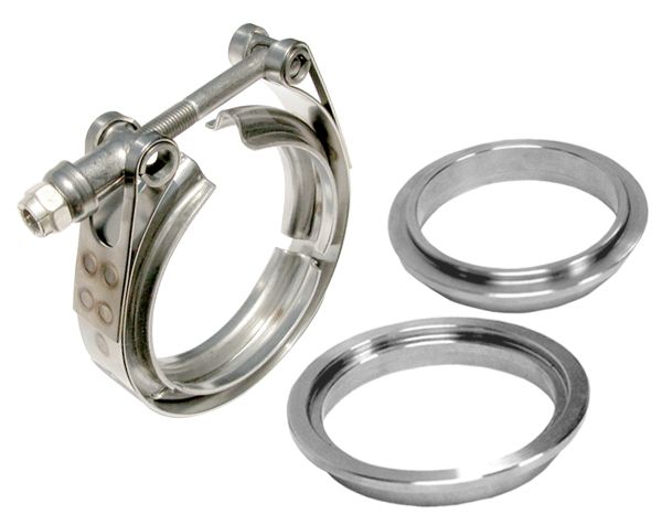 3.5 Inch V Band 3 Piece Set 1C 1M 1F Aluminum PPE Diesel