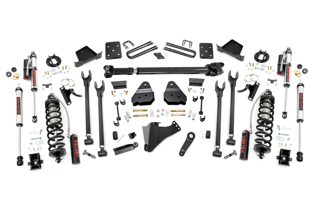 Rough Country - 6 Inch Lift Kit - 4-Link - No OVLD - D/S - C/O Vertex - Ford F-250/F-350 Super Duty (17-22)