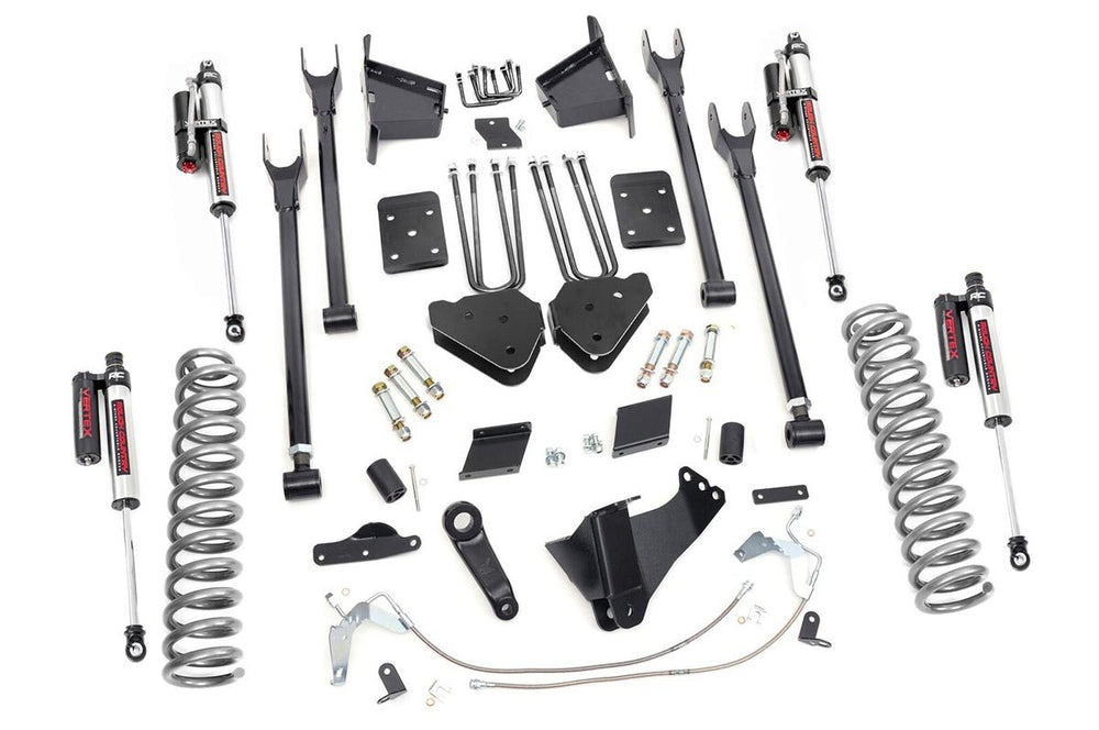 Rough Country - 6 Inch Lift Kit -4-Link - No OVLD - Vertex - Ford F-250 Super Duty 4WD (15-16)