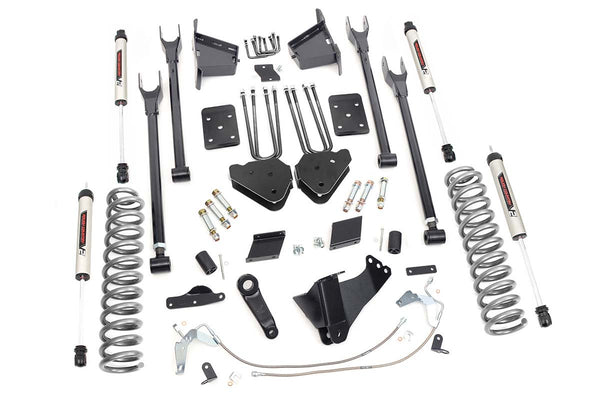 Rough Country - 6 Inch Lift Kit - 4 Link - OVLD - V2 - Ford F-250 Super Duty 4WD (2015-2016)
