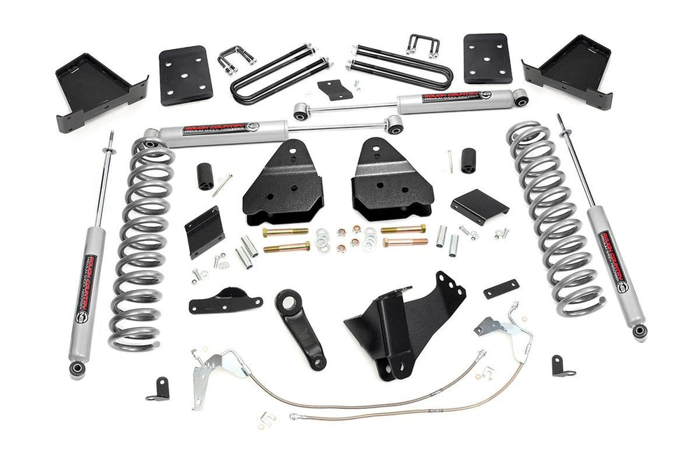 Rough Country - 6 Inch Lift Kit - Gas - OVLD - M1 - Ford F-250 Super Duty 4WD (2015-2016)