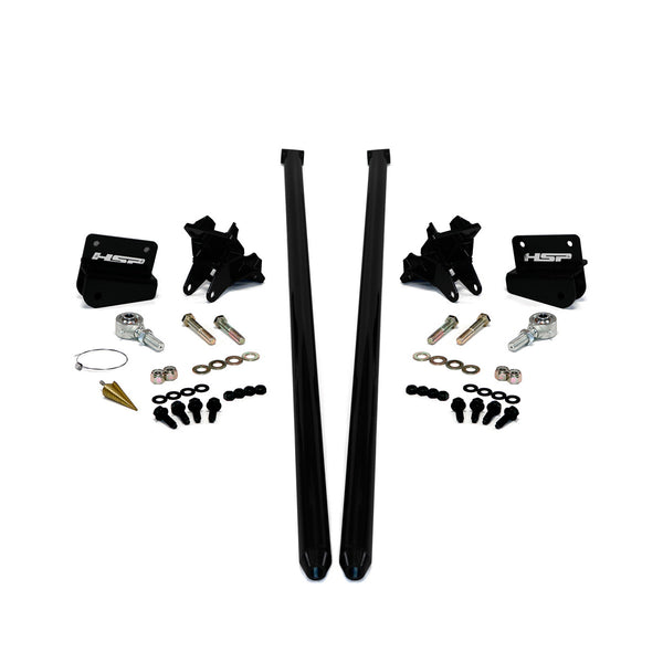 2011-2019 Chevrolet / GMC 70 inch Bolt On Traction Bars 4 inch Axle Diameter Silk Satin Black