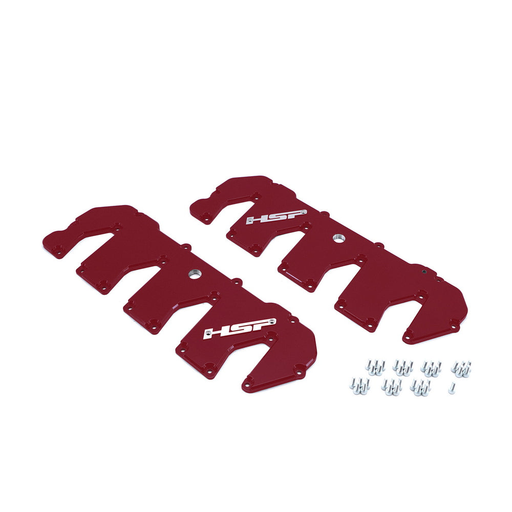 2011-2016 Chevrolet / GMC Billet Valve Covers Illusion Cherry