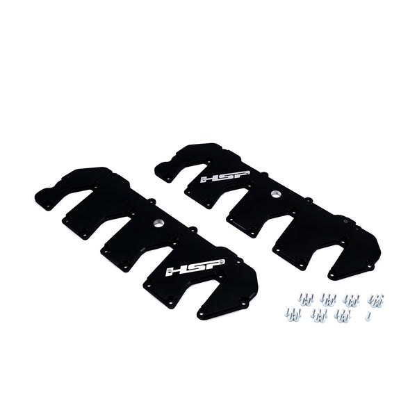 2011-2016 Chevrolet / GMC Billet Valve Covers Silk Satin Black