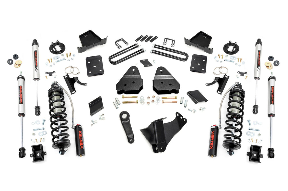 Rough Country - 6 Inch Lift Kit - Diesel - No OVLD - C/O V2 - Ford F-250 Super Duty (15-16)
