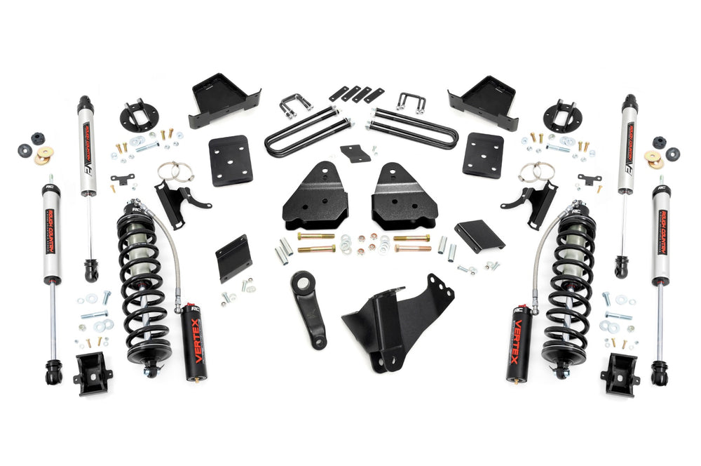 Rough Country - 6 Inch Lift Kit - Gas - OVLD - C/O V2 - Ford F-250 Super Duty (11-14)
