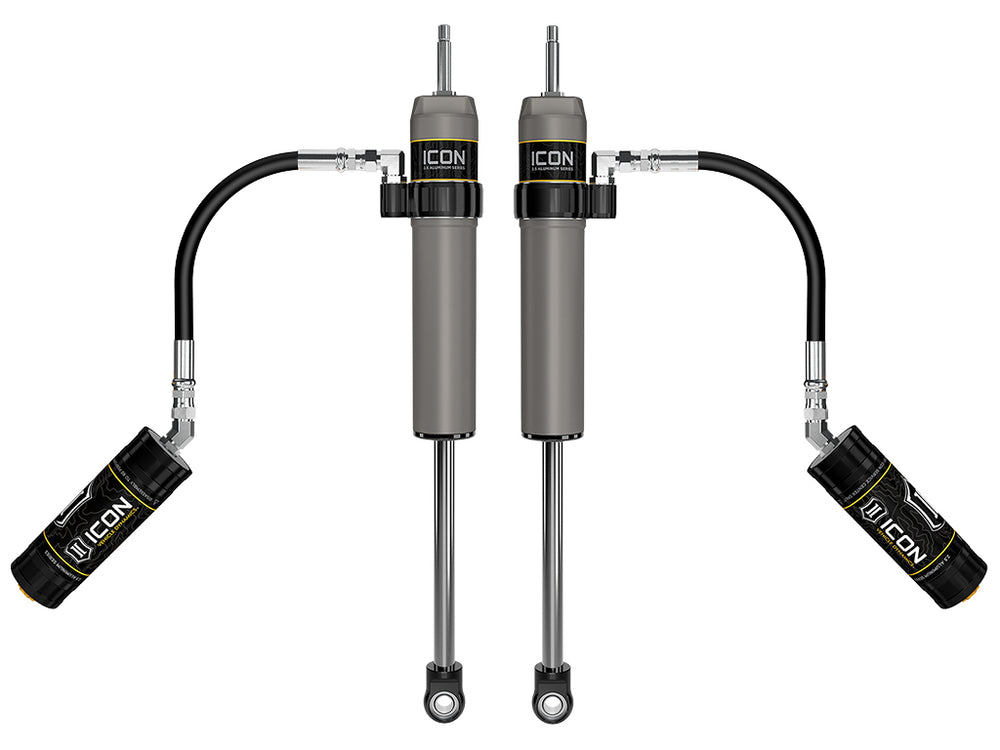 ICON 2024-2025 Toyota Tacoma, 0-1” Lift, Rear, V.S. 2.5 Aluminum Series Shock Absorbers, Remote Reservoir, Pair