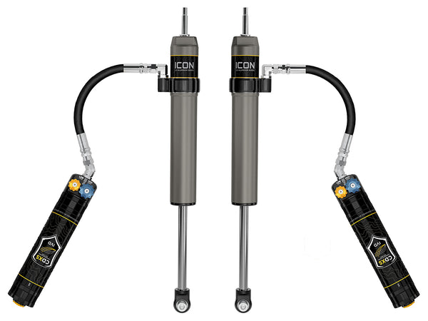 ICON 2022-2025 Toyota Tundra 0-1.5” Lift/2023-2025 Sequoia 0-4" Lift, Rear, V.S. 2.5 Aluminum Series Shock Absorbers, Remote Reservoir w/ CDXS, Pair