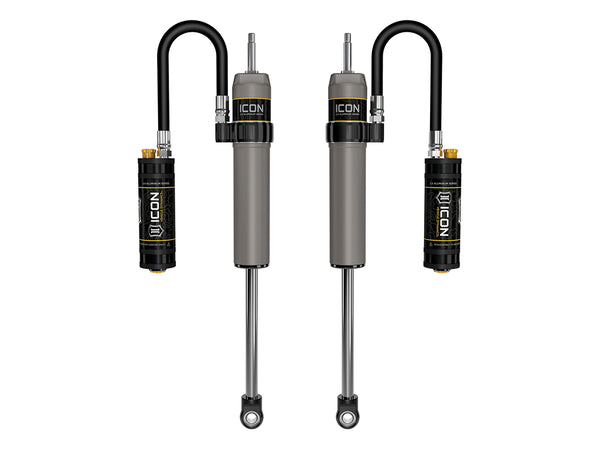 ICON 2024-2025 Toyota Land Cruiser 250 Series/2024-2025 Lexus GX550, 0-3” Lift, Rear, V.S. 2.5 Aluminum Series Shock Absorbers, Remote Reservoir w/ CDCV, Pair