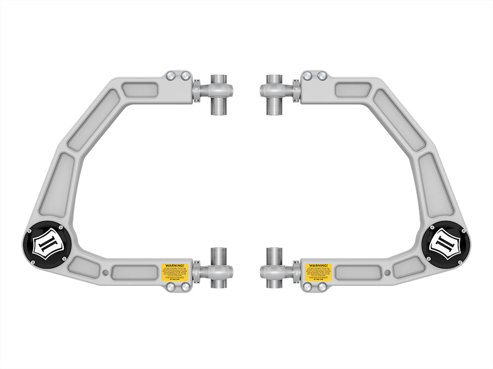 ICON 2022-2025 Toyota Tundra/2023-2025 Toyota Sequoia, Billet Upper Control Arm Kit, w/ Delta Joint Pro