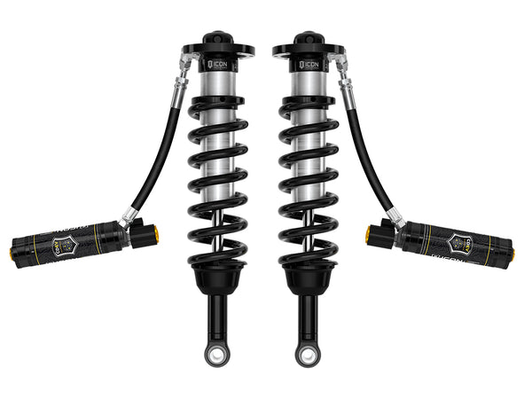 ICON 2022-2024 Toyota Tundra, 5-6" Lift, Front, V.S. 2.5 Series Coilover Kit, Remote Reservoir w/ CDEV, Pair