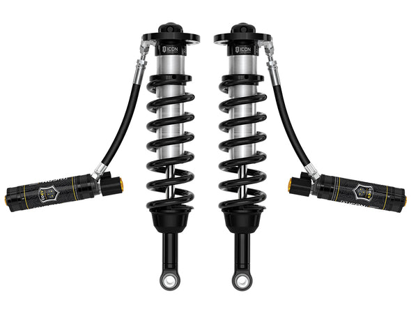 ICON 2024-2025 Toyota Land Cruiser 250 Series, 1.25-3" Lift, Front, V.S. 2.5 Series Coilover Kit, Remote Reservoir w/ CDEV, Pair