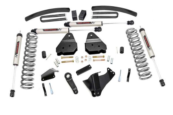 Rough Country - 6 Inch Lift Kit - Gas - V2 - Ford F-250/F-350 Super Duty 4WD (2005-2007)