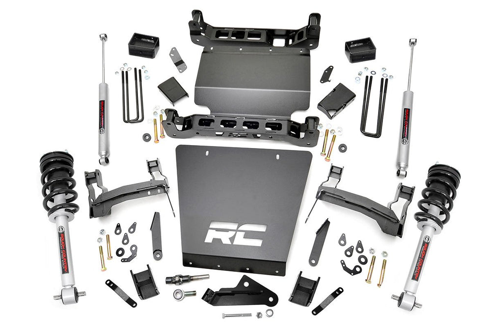 Rough Country - 5 Inch Lift Kit - Bracket - N3 Struts - Chevy/GMC 1500 (14-18 & Classic)