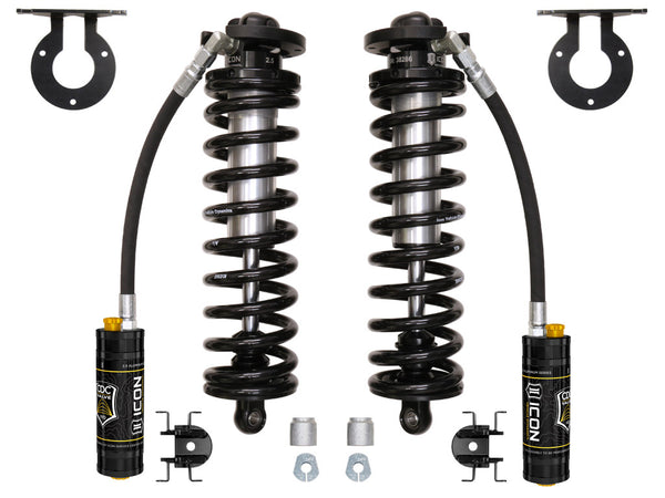 ICON 2005-2023 Ford F-250/F-350 Super Duty 4WD, 2.5-3” Lift, V.S. 2.5 Series Coilover Conversion Kit, Remote Reservoir w/ CDCV, w/ Caster Cams