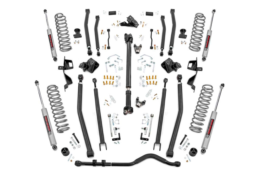 Rough Country - 6 Inch Lift Kit - Long Arm - Jeep Wrangler Unlimited 4WD (2018-2023)