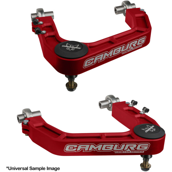 Camburg Engineering 2WD/4WD 2019-2024 Chevrolet Silverado 1500 | GMC Sierra 1500 Red KINETIK Series Control Arm Kit CAM-210099-RED